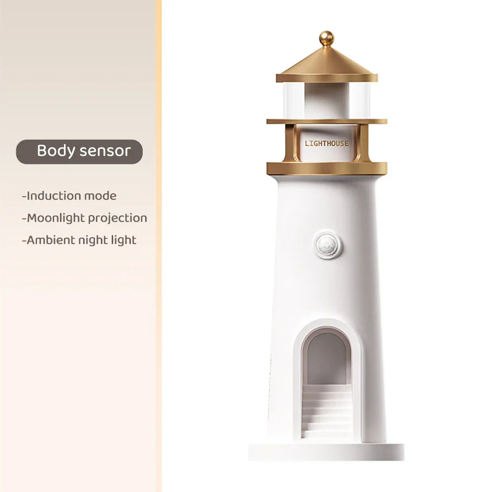 Lighthouse Ambientlichter Brehnuetooth-Musik Dimmbar Projektion | Brehn