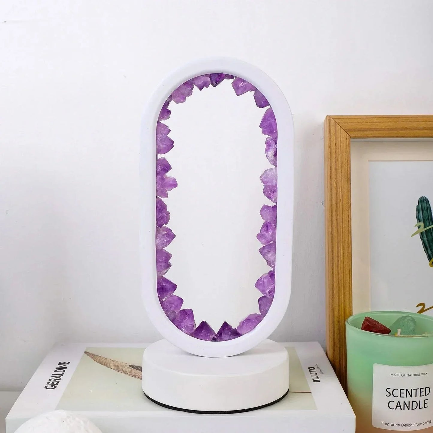 Natürliche Amethyst-Kristalllampe zur Entspannung