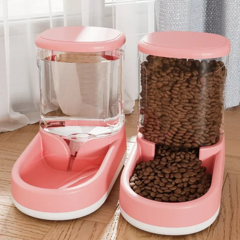 PET 3.8L Automatischer Schwerkraft-Tierfutterspender oder Wasserspender