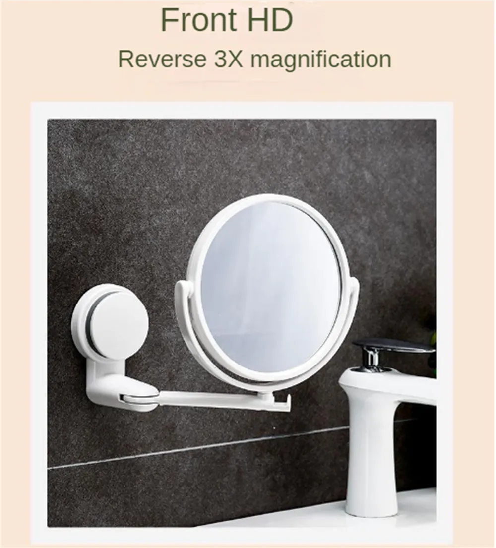 All-Angle Elegance 3X Vergrößerung Wandspiegel