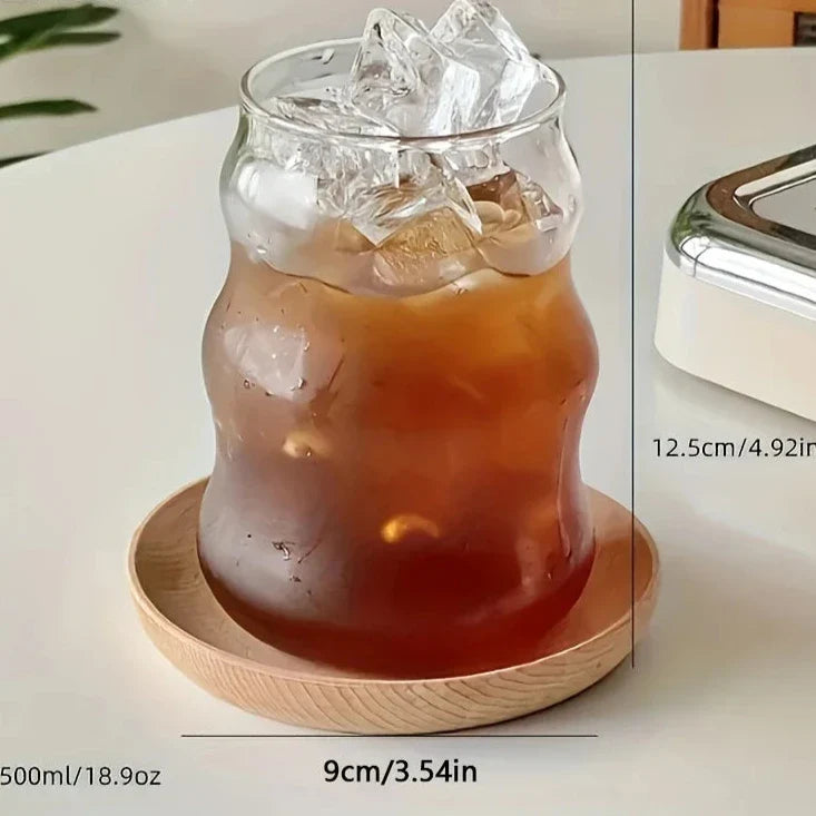 Hitzebeständiger gerippter Becher 4-teiliges Set Brehn
