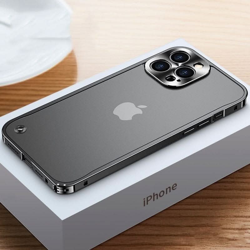Aluminium-Metallgehäuse mit Polycarbonat-Rückseite für iPhone