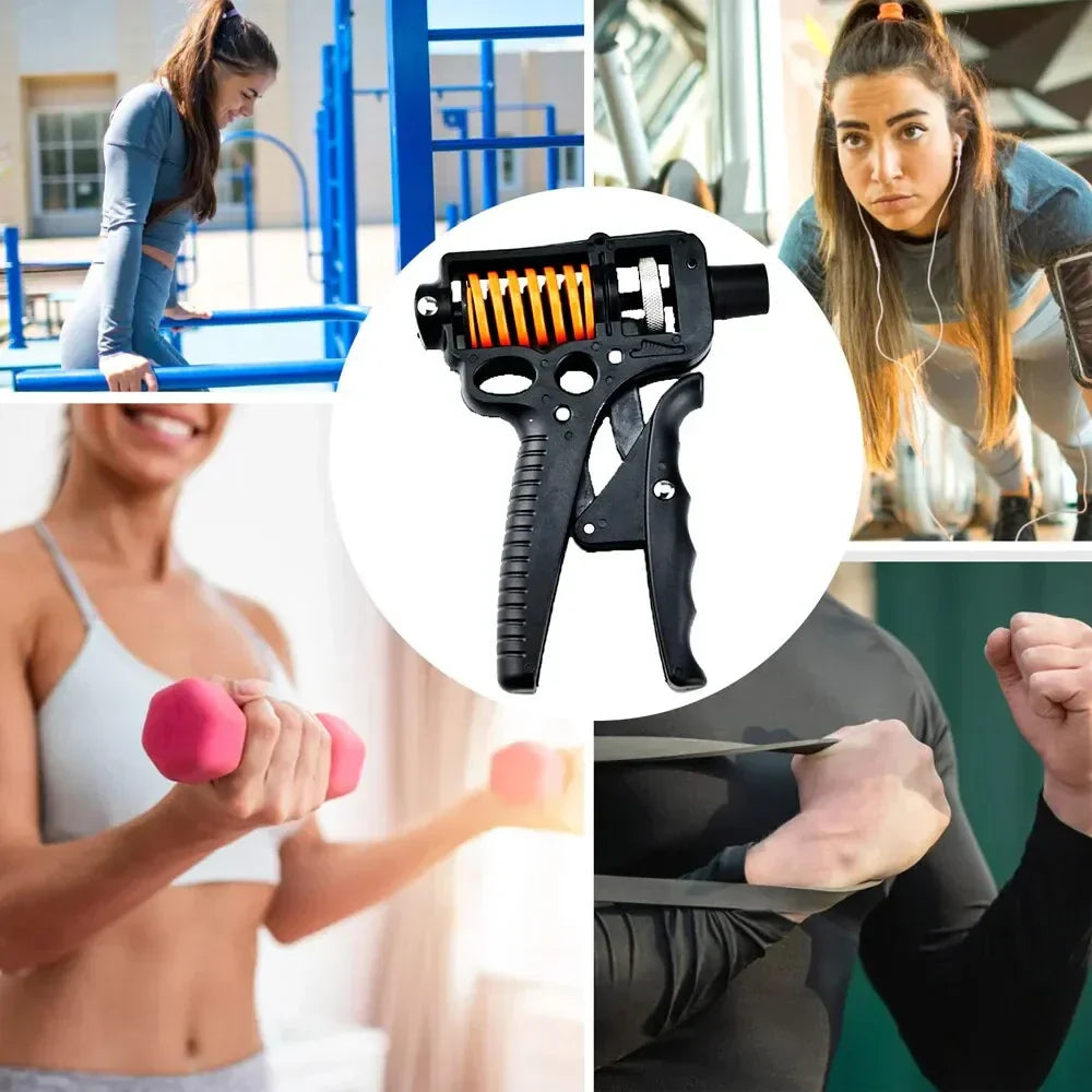 Brehn | Verstellbarer 5-165kg Schwerer Handgriff-Stärker - Fingerexpander für Arm-, Handgelenk- und Unterarmtraining