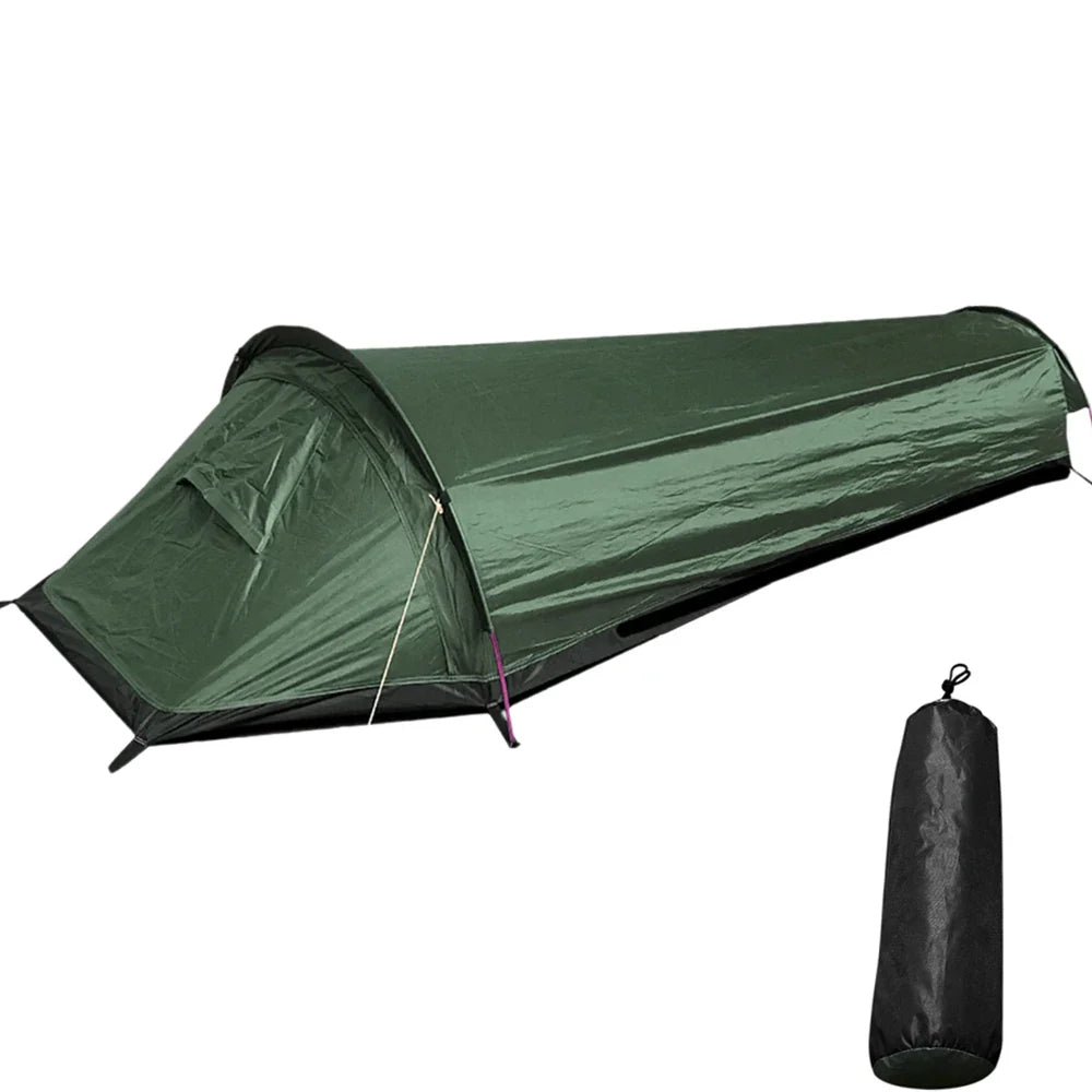 Brehn | Trekvento SoloShield Ultraleichtes Einmannzelt | Wasserdicht & Winddicht | Mit Alu-Gestänge & Aufbewahrungsbeutel | Für Trekking, Wandern & Camping