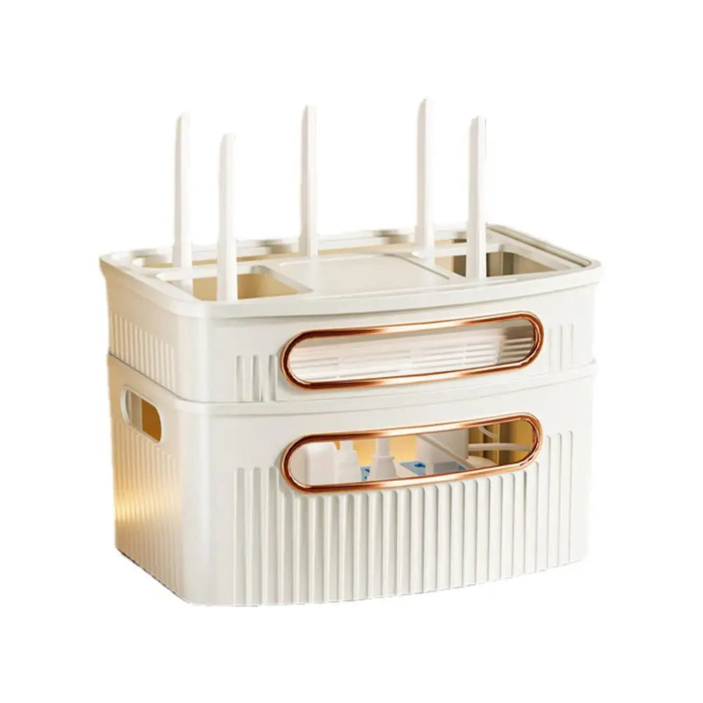 Staubdichter dekorativer Router Aufbewahrungsbox Organizer | Brehn