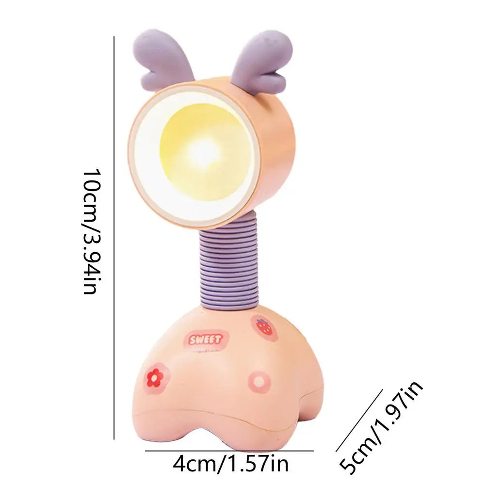 Brehn | Mini Haustier Magnetisch Einziehbare Nacht Schreibtischlampe