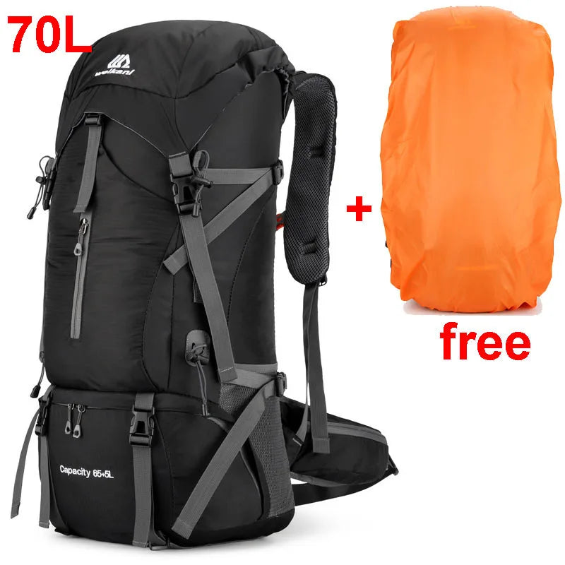 Alpivento 70L Trekkingrucksack mit Regenhülle | Brehn
