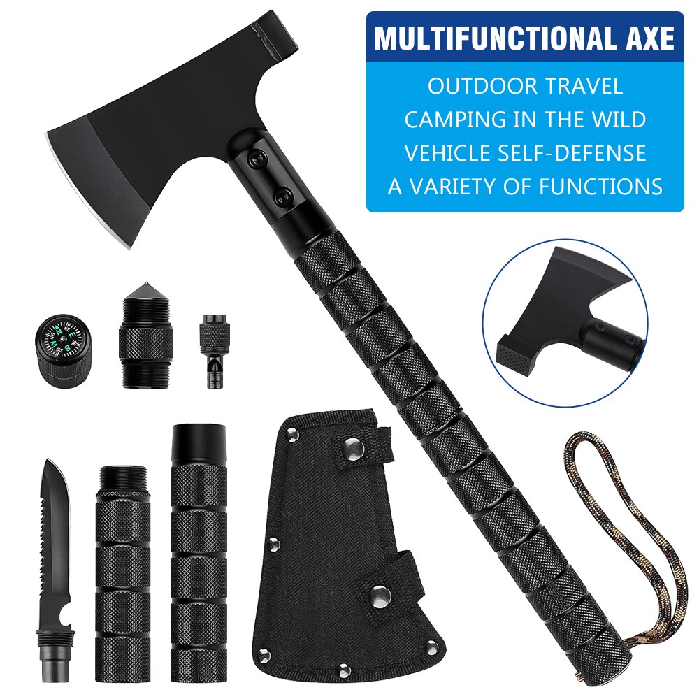 VIvolux | Multi-Gear faltbare Überlebens Camping-Axt