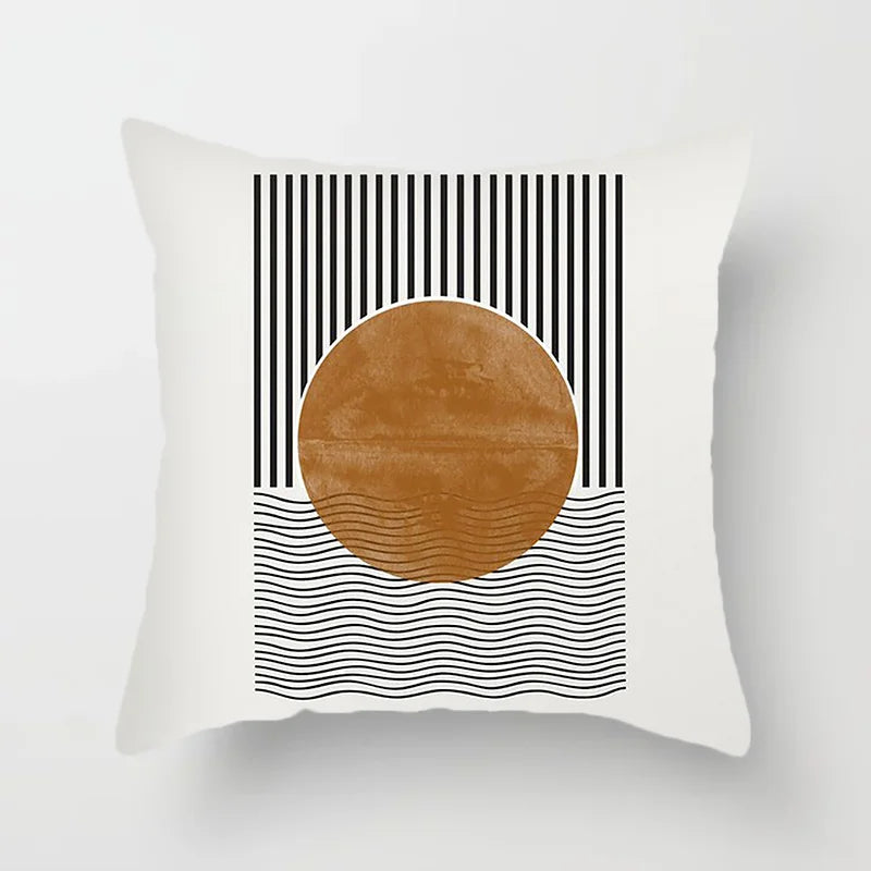 Moderne Kunst Abstraktes Muster Dekokissenbezüge Kreative Linien Sofa Stuhl Kissenhüllen Dekokissen Fall Home Office Dekor | Brehn