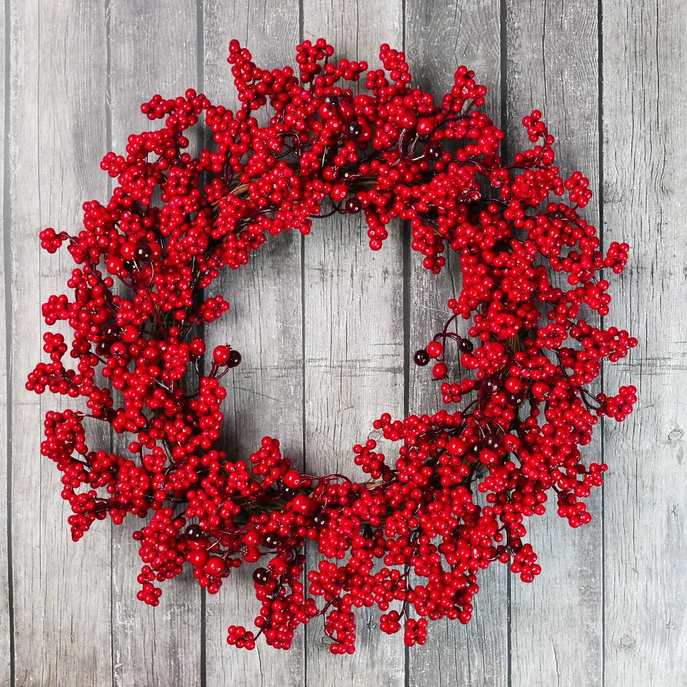 Brehn | Rote Beeren Weihnachtskränze