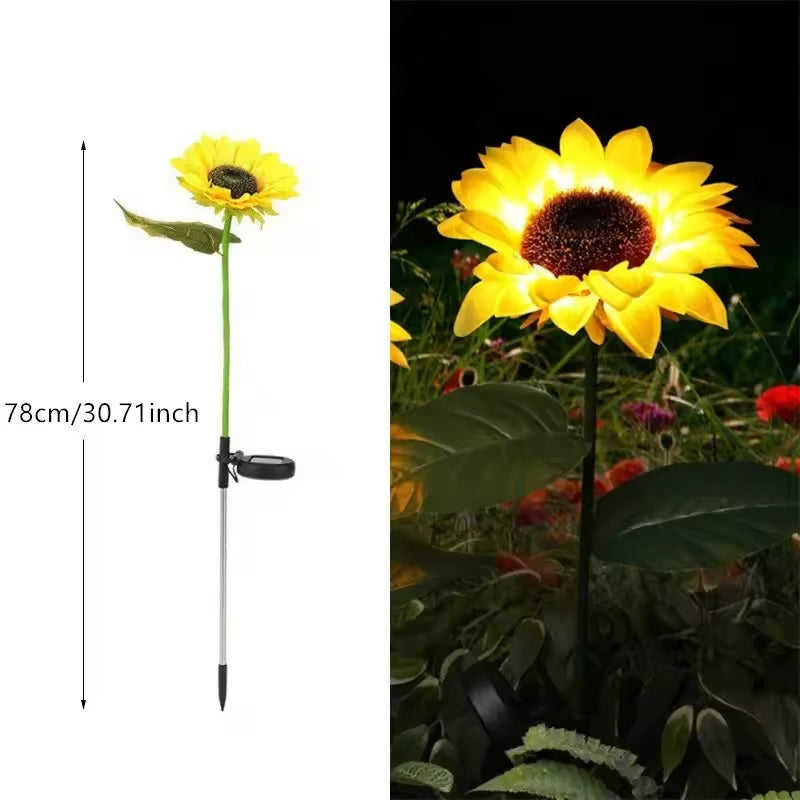 Brehn | Sonnenblumen Solar Gartenlichter