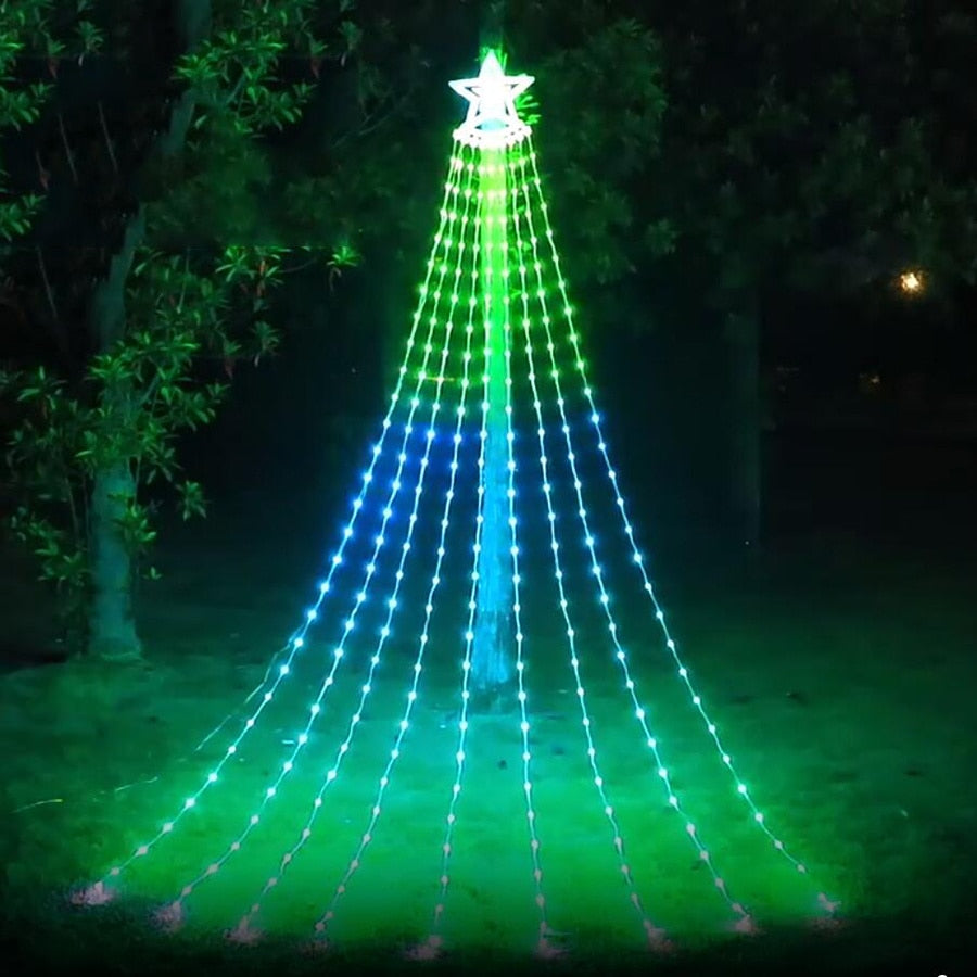 Brehn | Kreative Smarte Weihnachtsbaum LED Lichterkette