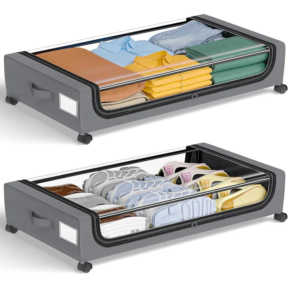 Unterbettlager Stapelbare Rollenbox Organizer | Brehn