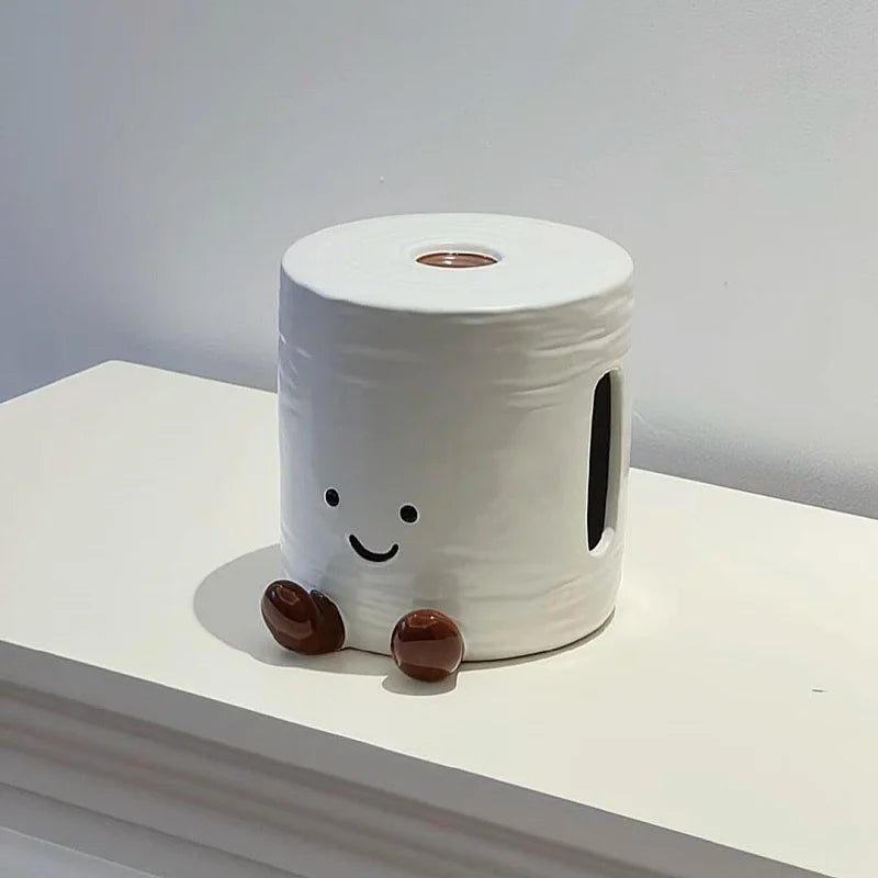 Smiley Toilettenpapier Gewebebox