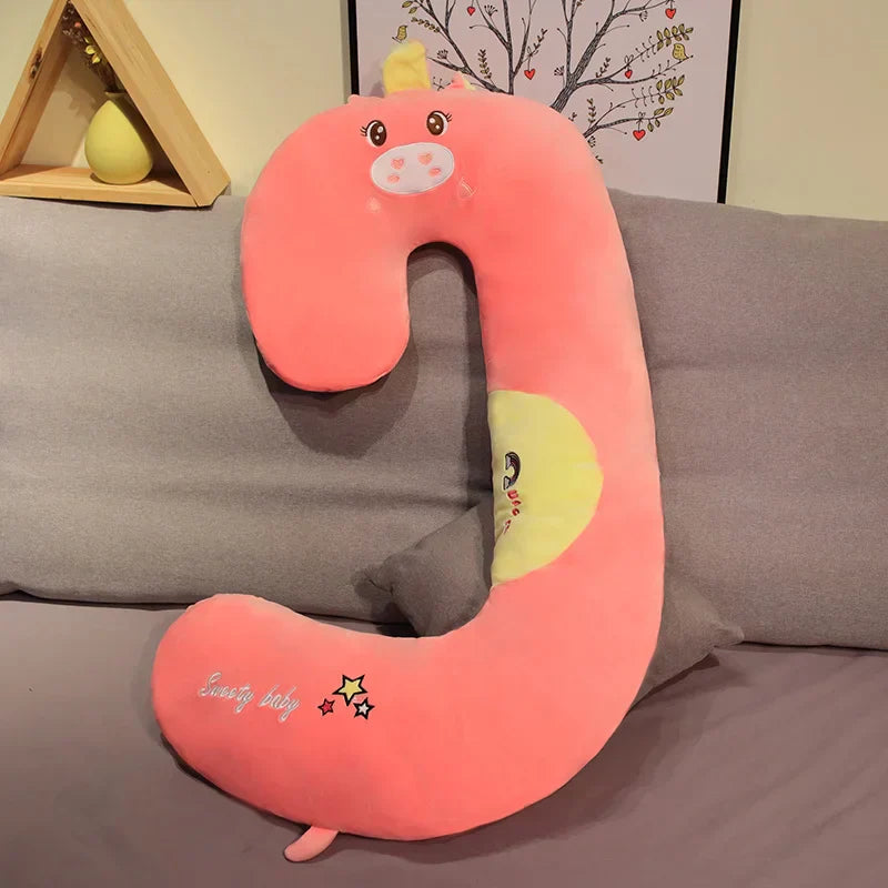 Übergroßes Kuschelmuster Plüschkissen
