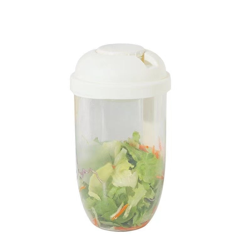 Brehn | Tragbare eingebaute Gabel Mini Salatschale