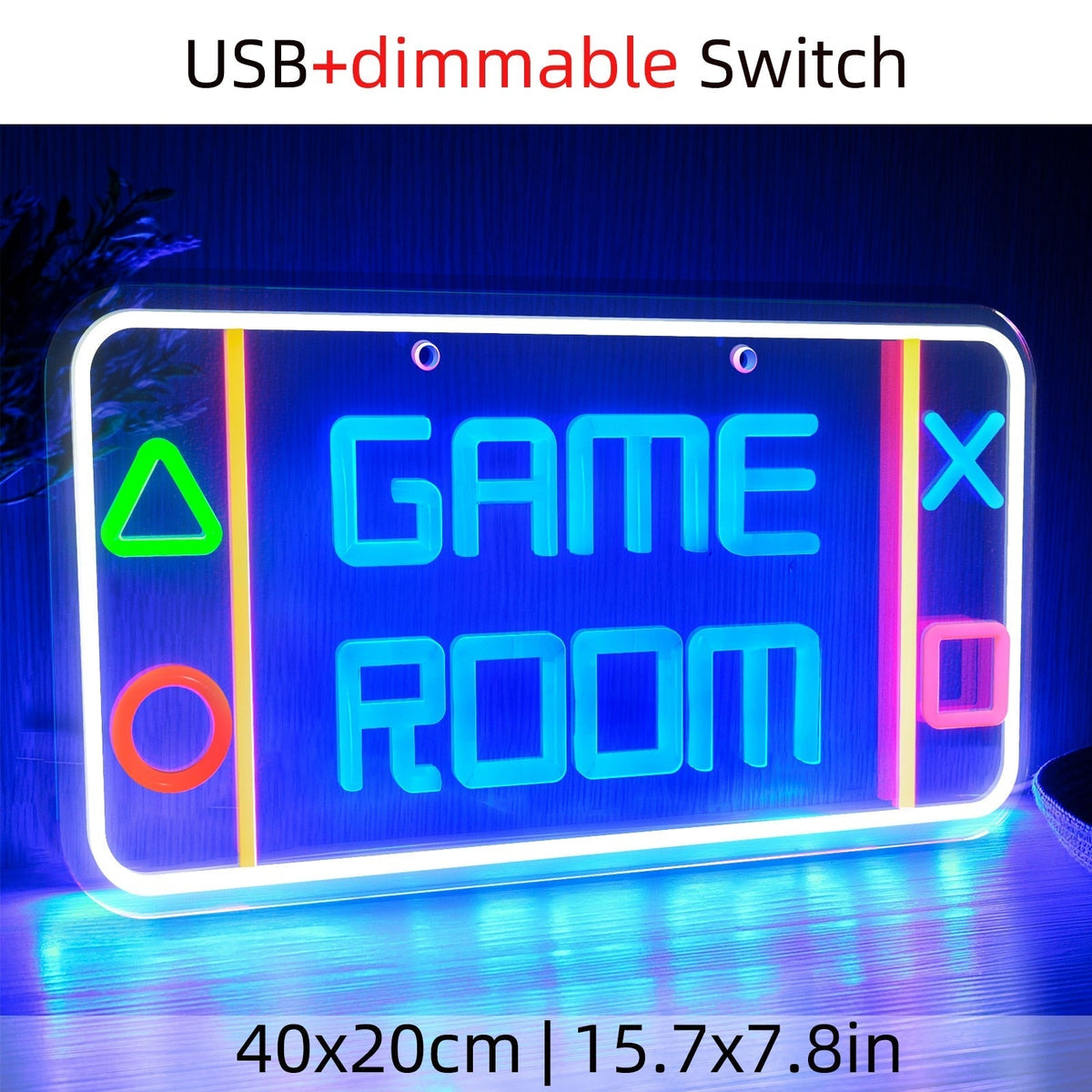 Brehn | Spielzimmer dimmbares LED-Neon-Schild