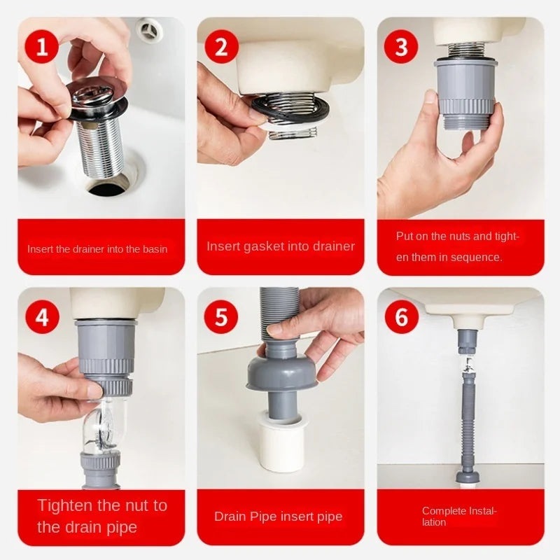 360 Drain Easy Universal Overflow Disposer Drain Kit | Brehn