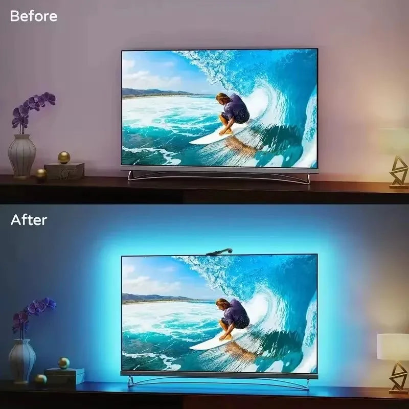 Brehn | TV Hintergrundbeleuchtung Synchronisieren Heimkino LED Strip