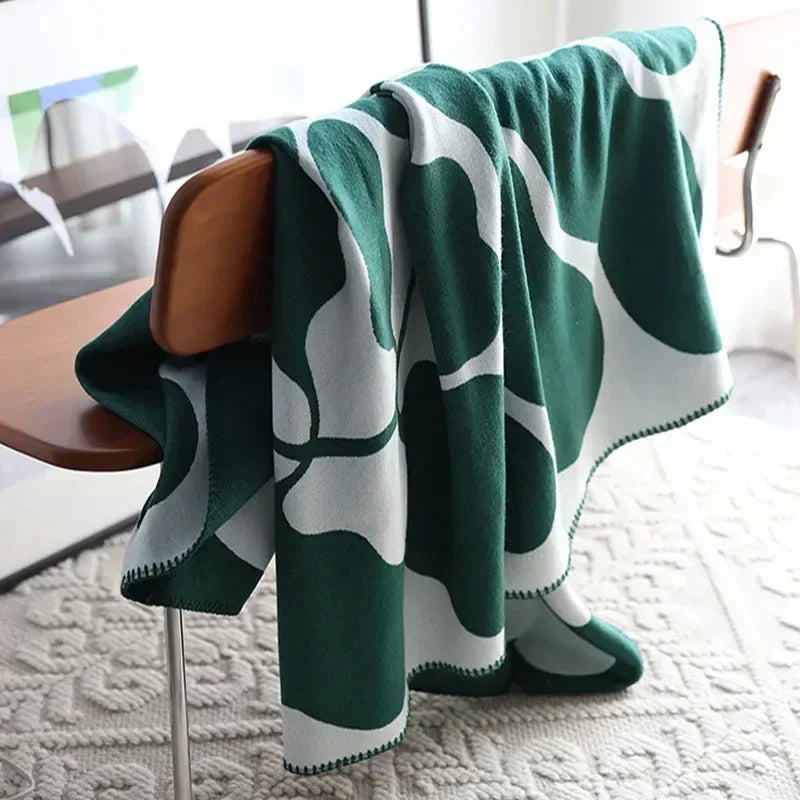 Brehn | NordLuxe | Jacquard Wurfdecke | Immitationskaschmir | Weich & Warm | Sofa-Decke & Bettüberwurf im skandinavischen Stil