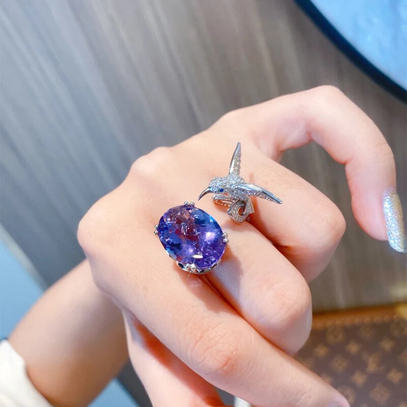 VIvolux | Majestic Hummingbird Edelsteinring
