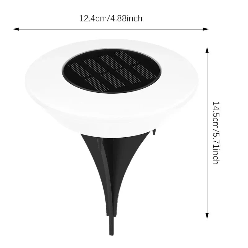 Solar Außenweg 4-teilige Lichter Brehn