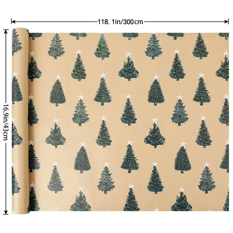 Brehn | Baum Geschenkpapier (2 Rollen)