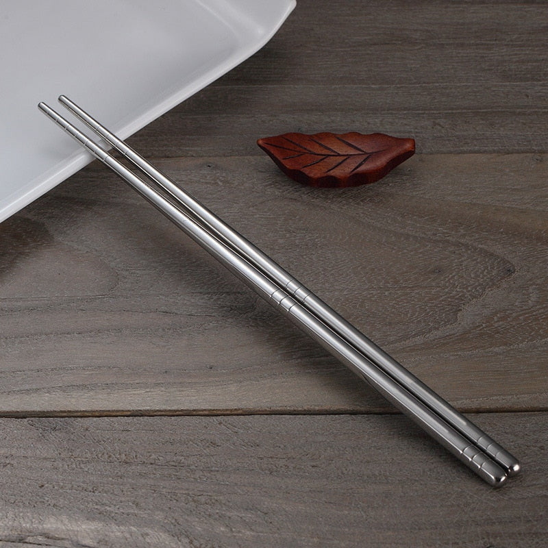 Silvéra Essstäbchen Set – Luxus Edelstahl Essutensilien | Brehn