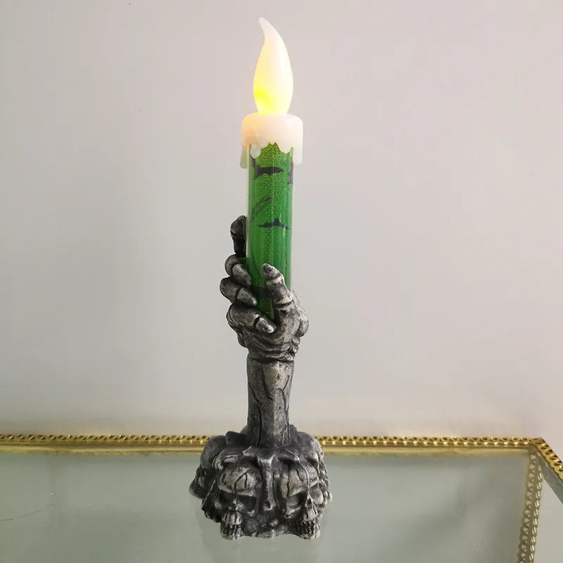 VIvolux | Skeletthand LED Kerze