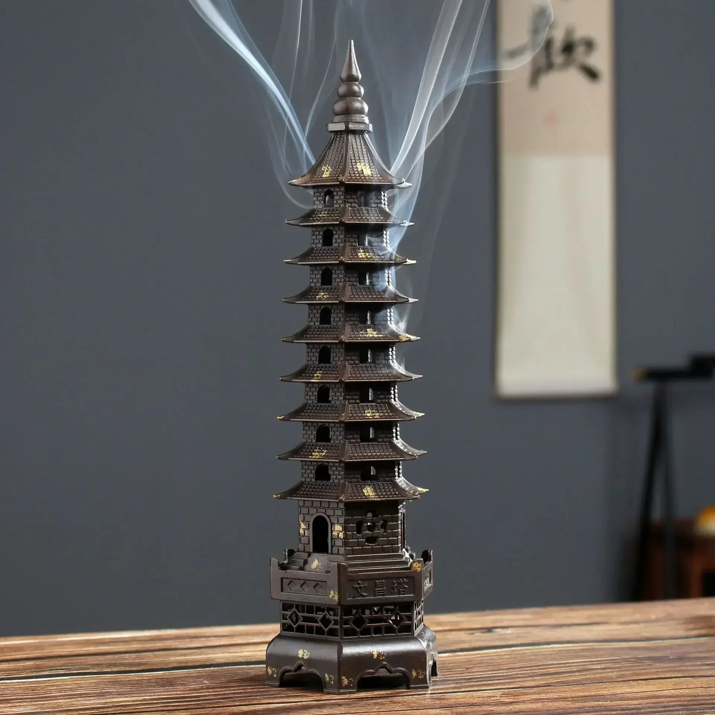 Brehn | Zen Tower-Style Rauch-Wasserfall Räuchergefäß