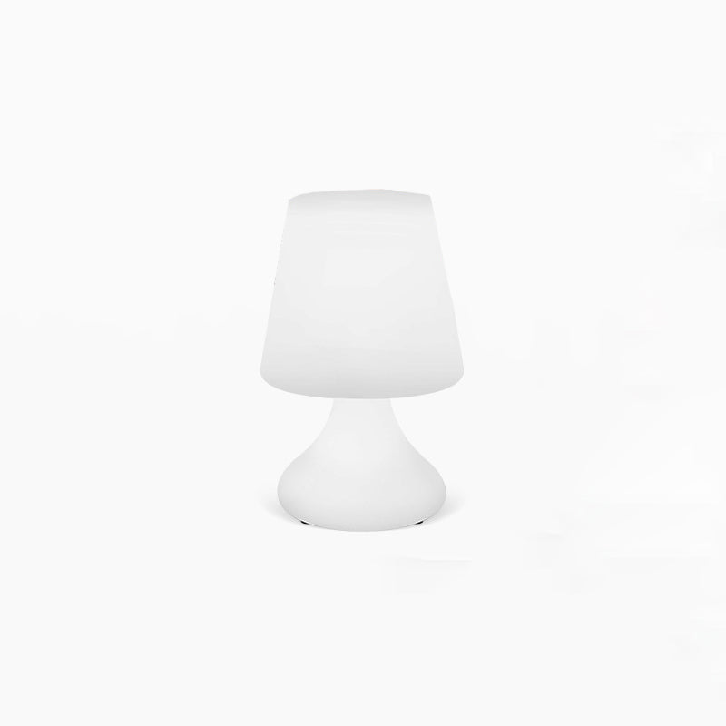 Moderne Minimalistische PE Becherform USB LED Tischlampe Nachtlicht für Außenpatio | Brehn