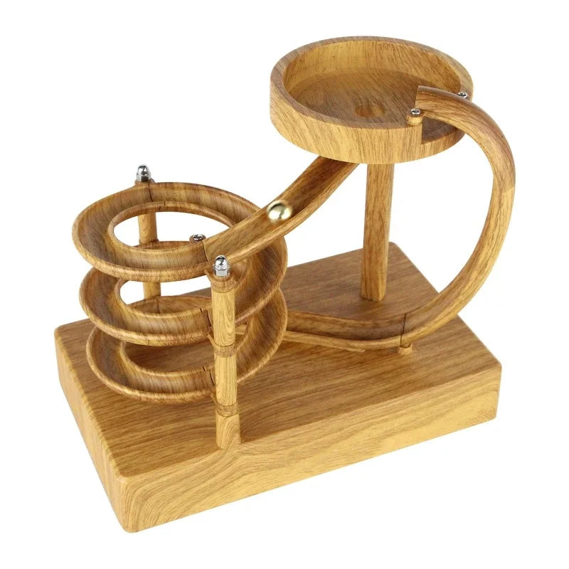 Brehn | Holz Perpetual Spiral Motion Kinetic Ball Roller Wissenschaftsspielzeug