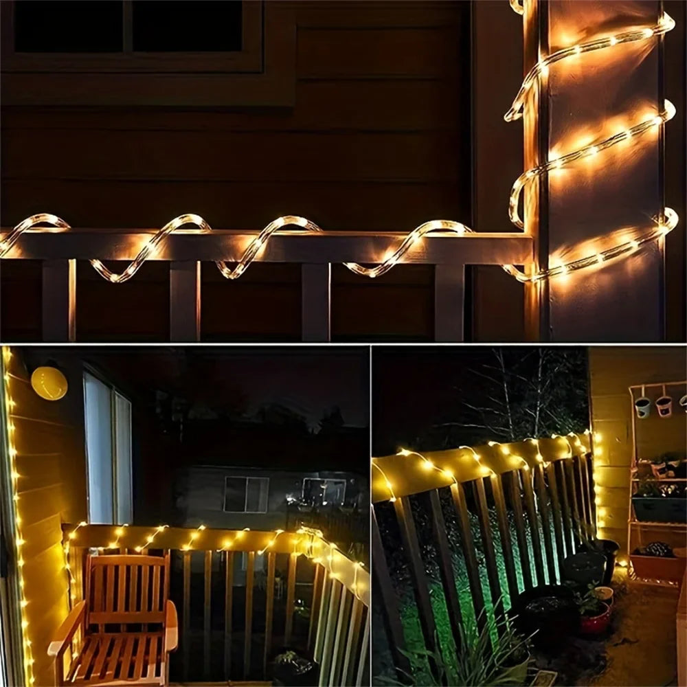 Solar wasserdichte LED-Lichterkette Brehn