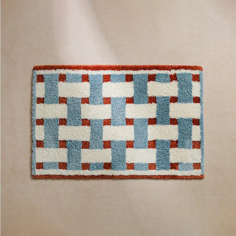HeritageStep Bath Mat – Retro Badezimmermatte mit Antirutsch-Beschichtung & Weichem Plüsch | Brehn