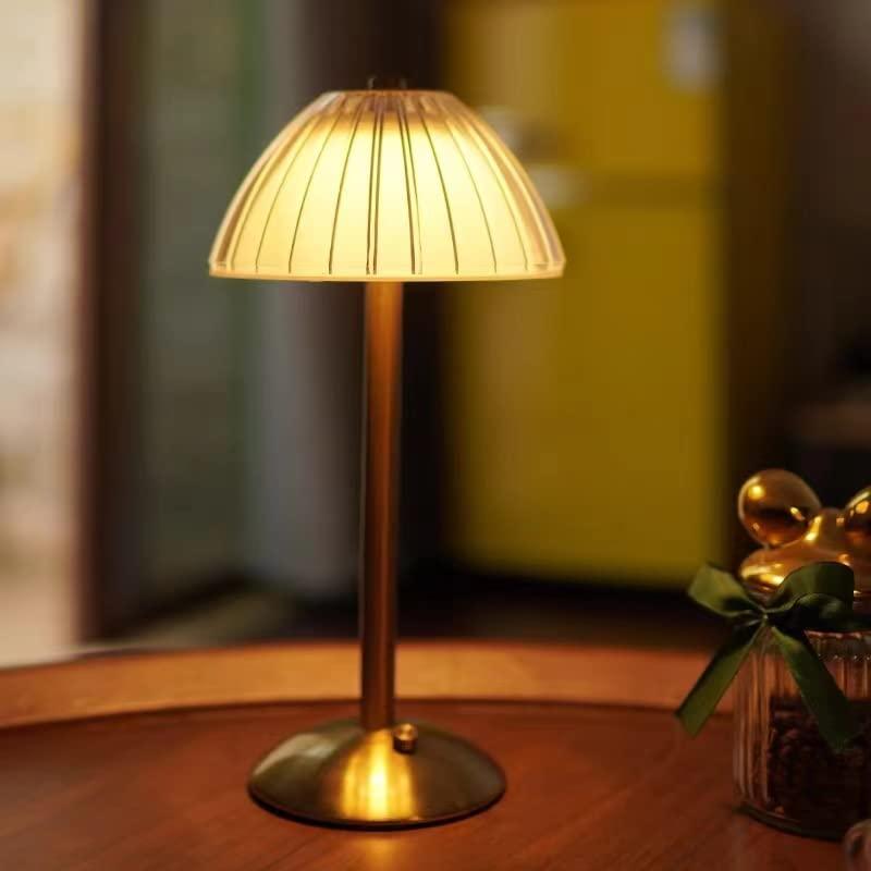 Brehn | AuraGlow Tischlampe - Wiederaufladbare LED-Lampe mit Dimmfunktion