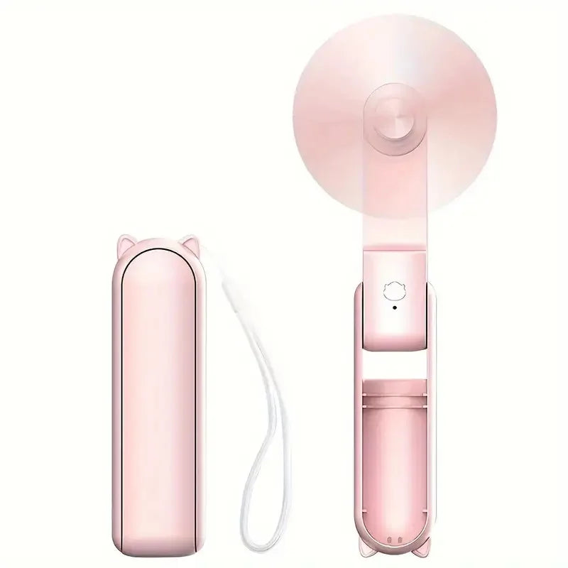 Faltbarer Mini-Handventilator mit Powerbank und Armband – FrisMee 2-in-1 | Brehn