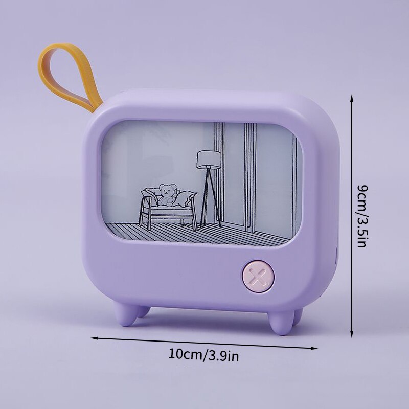 Mini Art TV Malerei Dekor Nachtlampe | Brehn