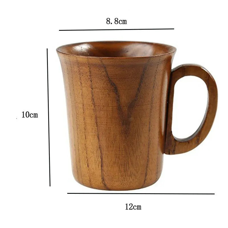 TimberBrew Holzbecher – Handgefertigte Hartholz Rustikale Eleganz | Brehn