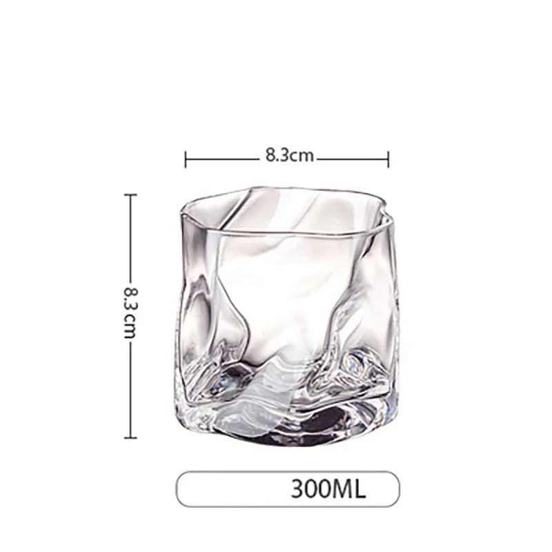 Texturiertes Whiskeyglas 2-teilige Set Brehn