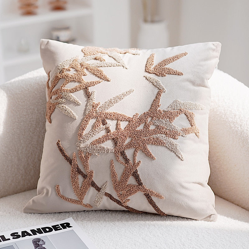 Gesticktes Orchideen Kissenbezug | Brehn