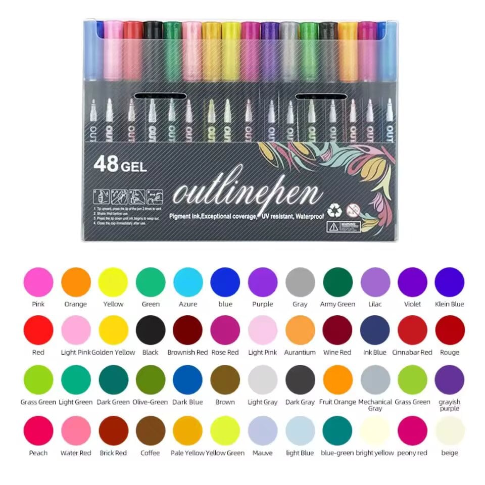 Brehn | SparkleMagic: Dual-Farben Stifte
