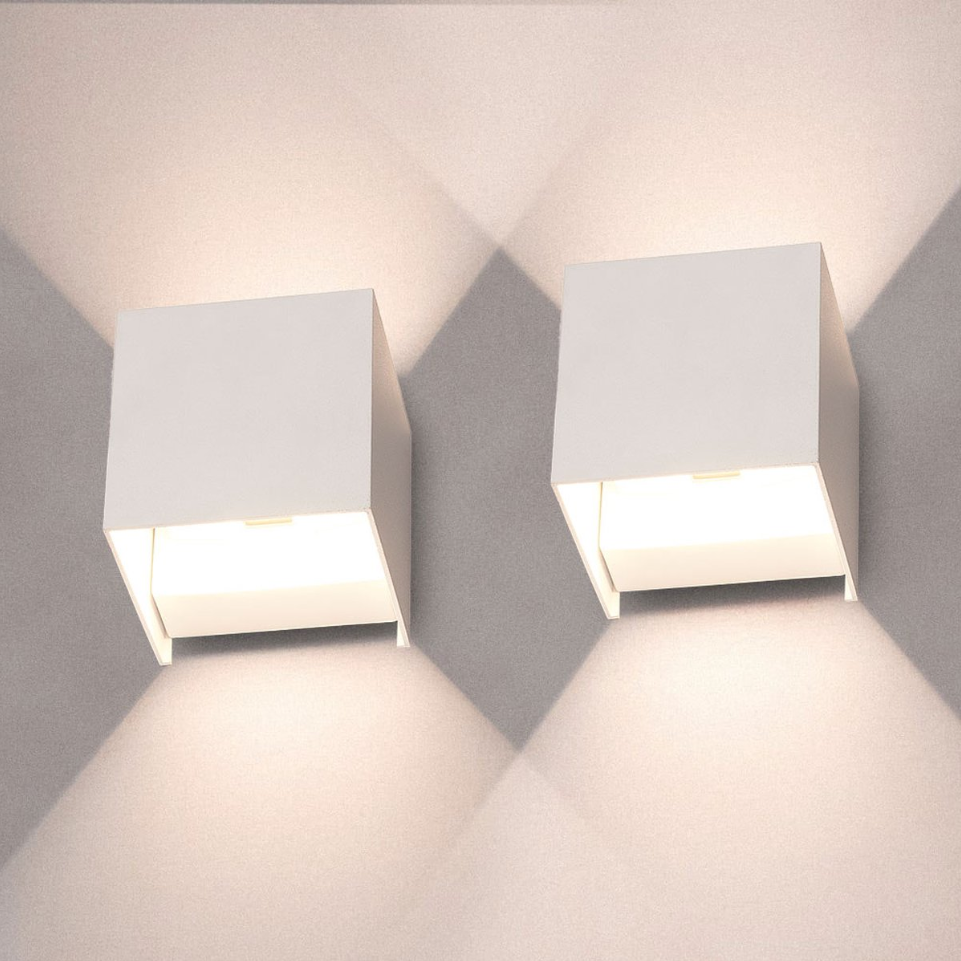 Brehn | LED Cube Wandlampen | 1+1 Gratis