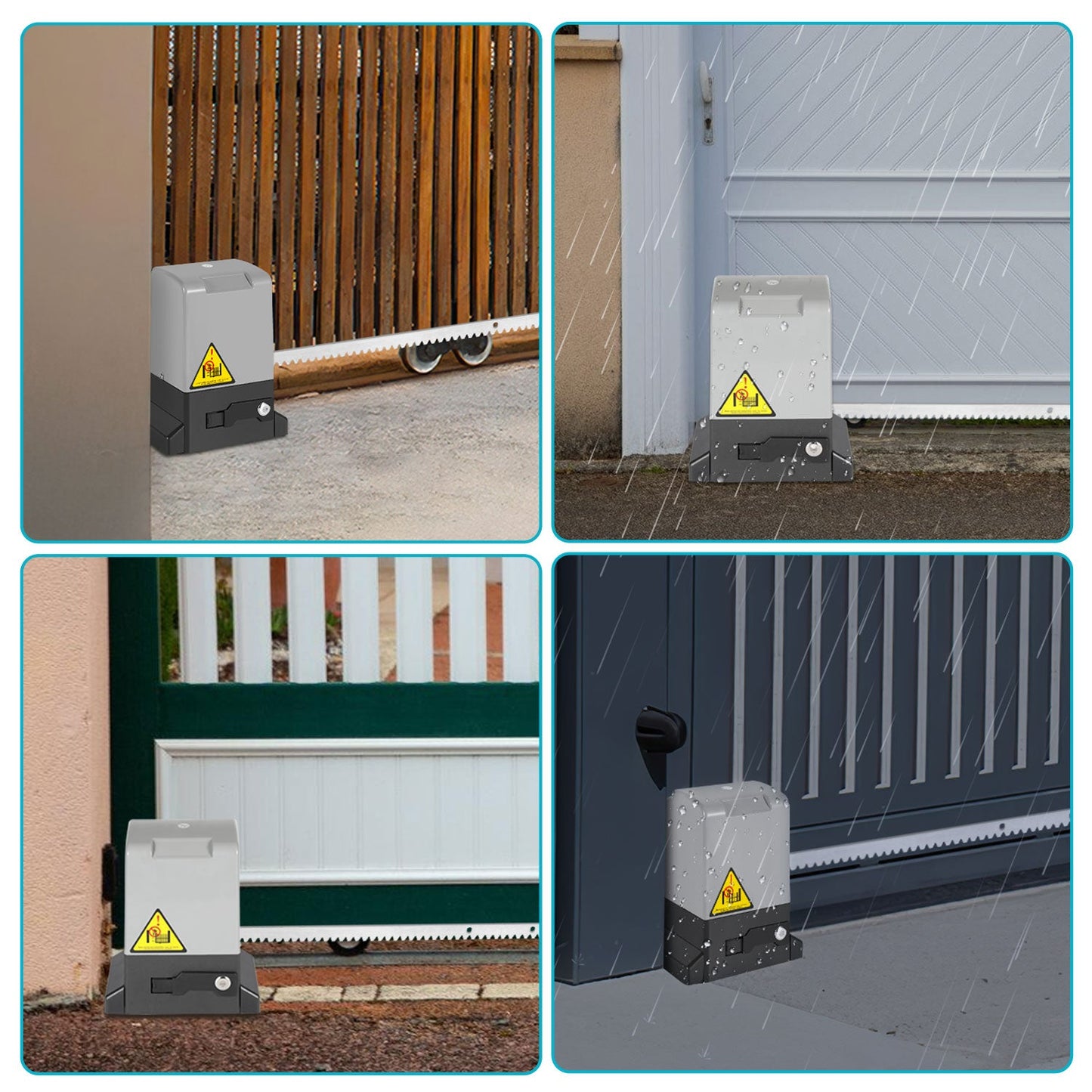 Schiebetorantrieb Garagentorantrieb mit App-Steuerung 370W/550W | Brehn