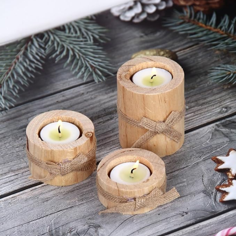 Brehn | Holzkerzenständer