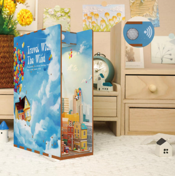 3D-Holz Puzzle DIY-Bücherregal Kit | Brehn