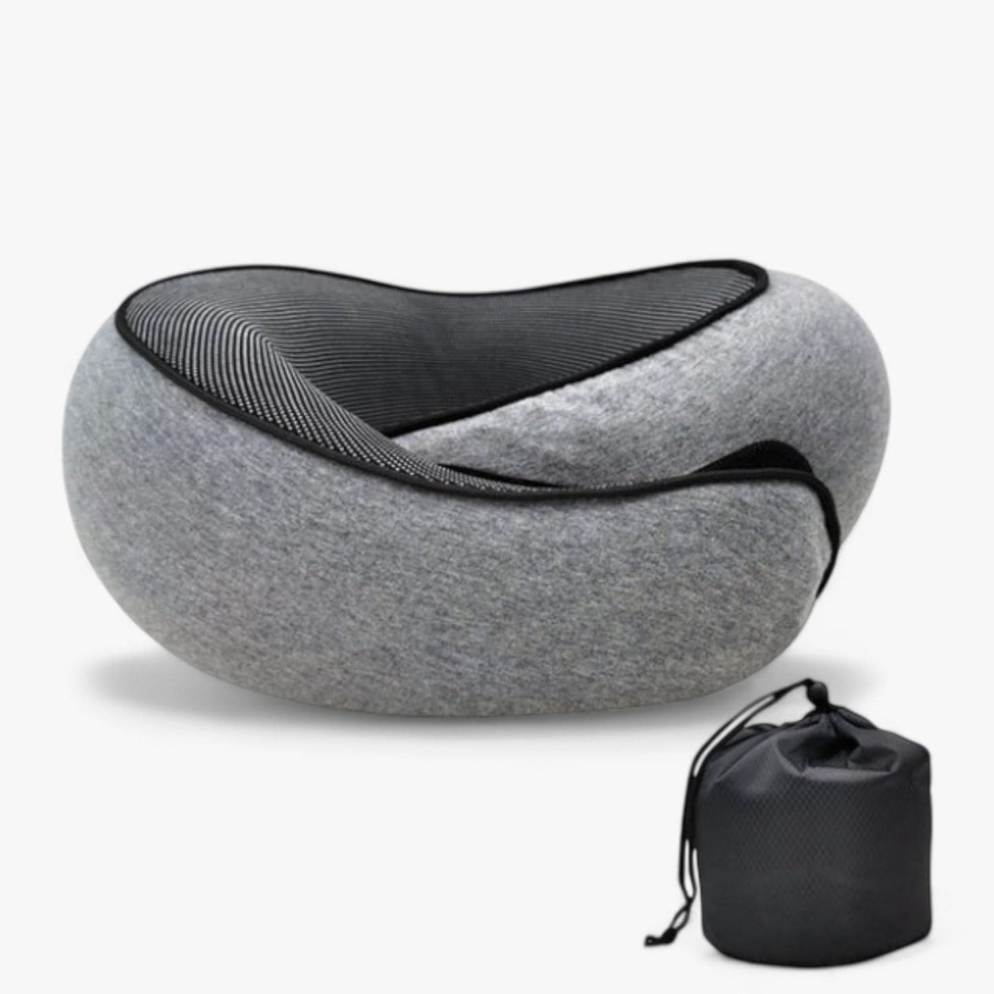 Ergonomisches Reise-Nackenkissen aus Memory-Schaum