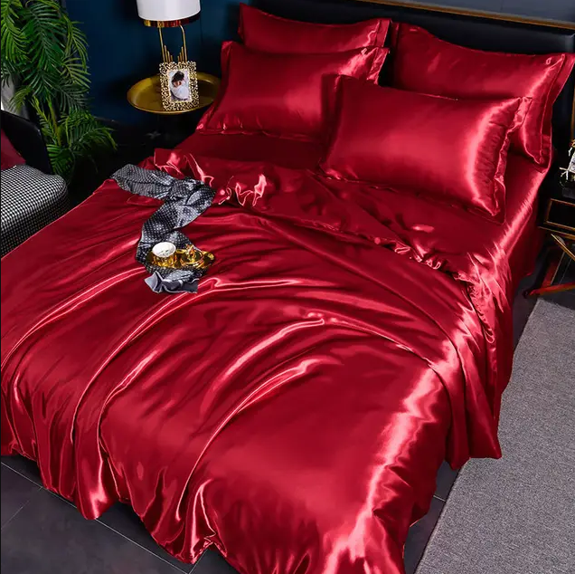 Luxuriöses Satin Bettwäsche Set