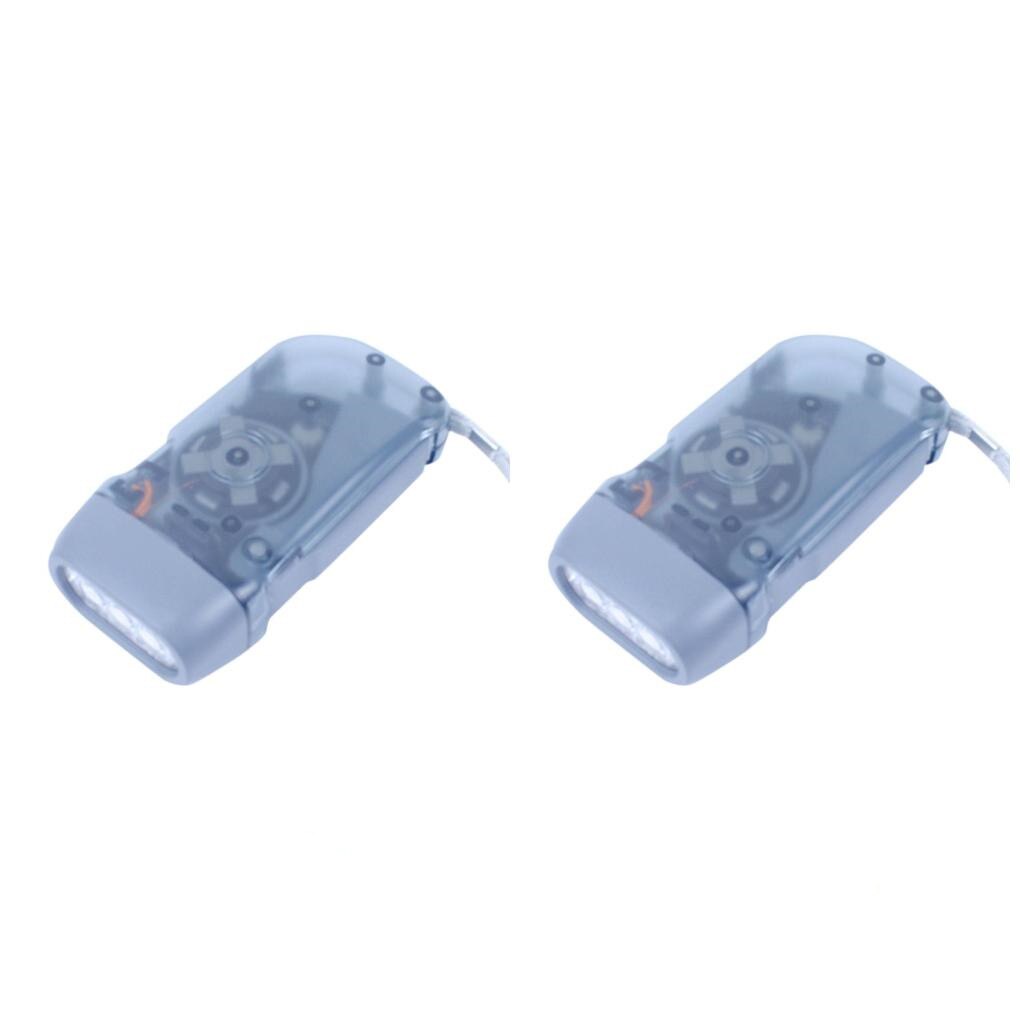 Mini Handkurbel Dynamo Notfall Taschenlampe