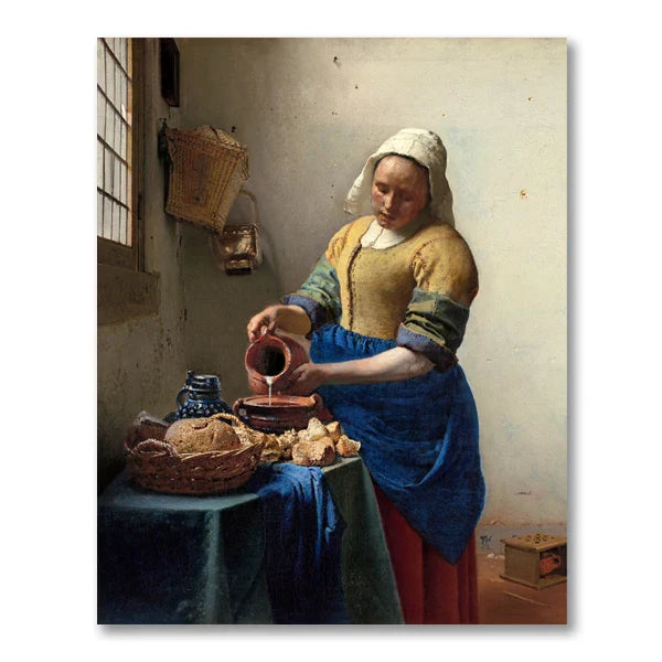 Mädchen mit einem Perlenohrring Poster Johannes Vermeer Niederländisches Goldenes Zeitalter Malerei Fein Kunst Leinwand Drucke Klassische Malerei Für Wohnzimmer Esszimmer Dekor | Brehn