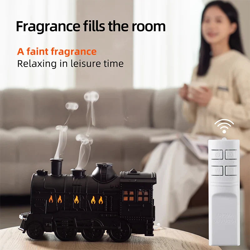 Brehn | Mini Train Aromatherapie ätherische Öl Diffusor Lampe Dekor